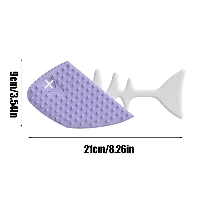 Cat Brushes For Indoor Cats Fishbone-Shaped Kitten Brush Detangling Brush Cute Dog Hair Brush Puppy Grooming Brush For Pets