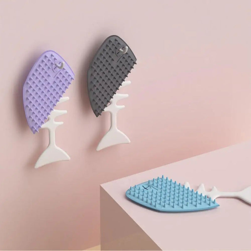 Cat Brushes For Indoor Cats Fishbone-Shaped Kitten Brush Detangling Brush Cute Dog Hair Brush Puppy Grooming Brush For Pets