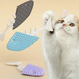 Cat Brushes For Indoor Cats Fishbone-Shaped Kitten Brush Detangling Brush Cute Dog Hair Brush Puppy Grooming Brush For Pets